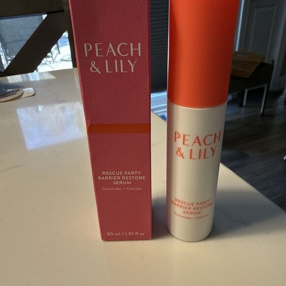 Peach & Lily Rescue Party Barrier Restore Serum Full Size 30ml/1oz NIB - Picture 1 of 7